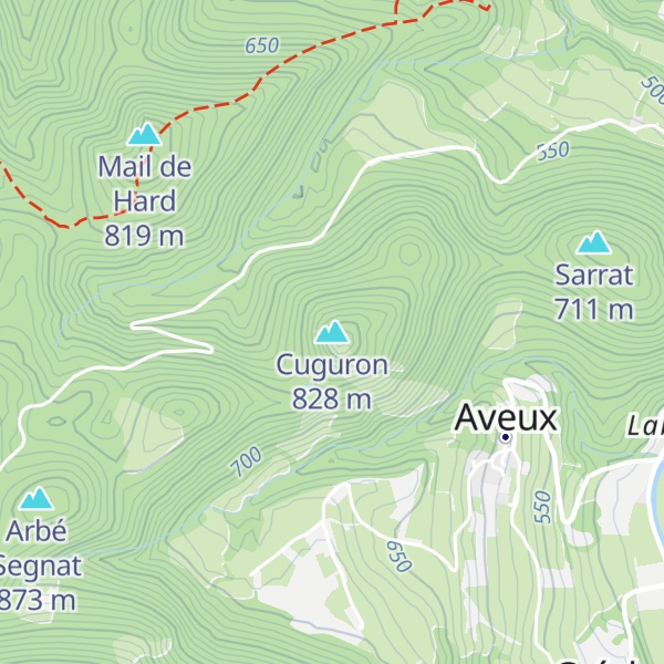 Map of Cuguron