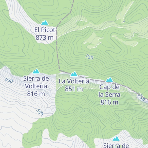 Map of La Volteria