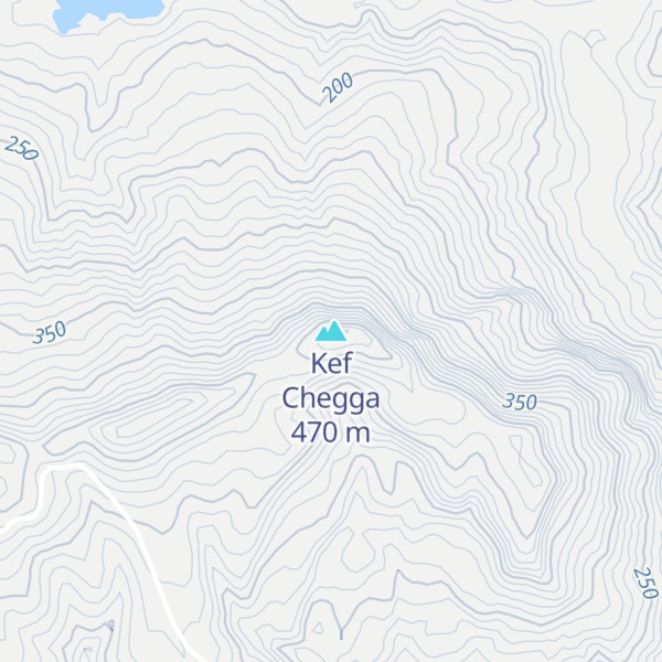 Map of Kef Chegga