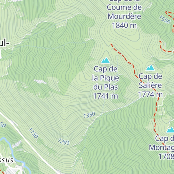Map of Cabane Gouasquet