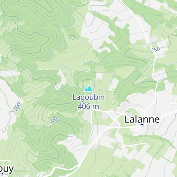 Map of Lagoubin