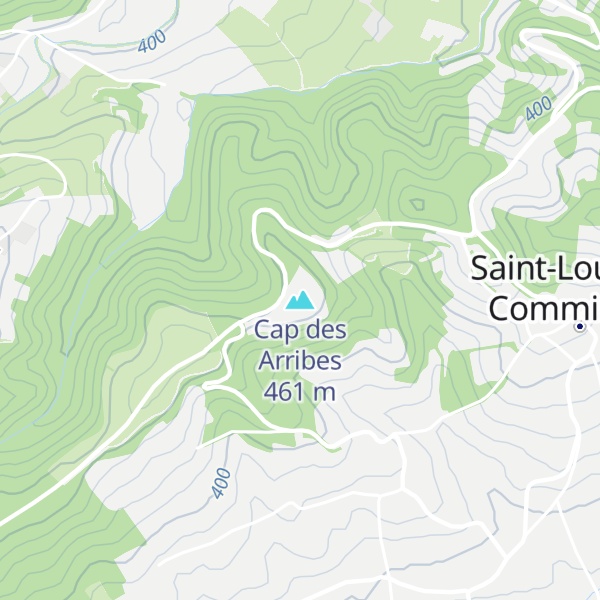 Map of Cap des Arribes