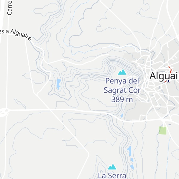 Map of Serra del Convent