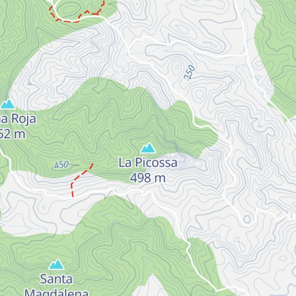 Map of La Picossa