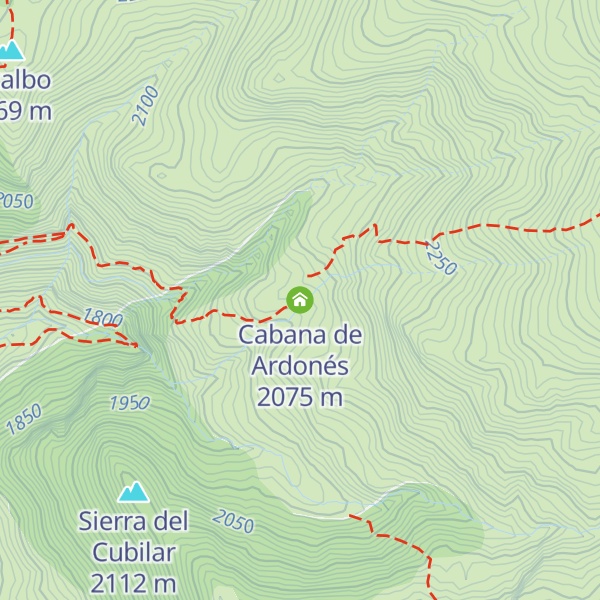 Map of Cabana de Ardonés