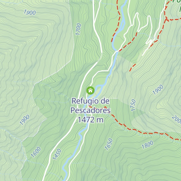 Map of Refugio de Pescadores