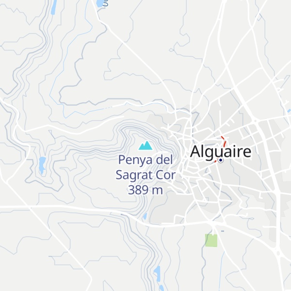 Map of Penya del Sagrat Cor