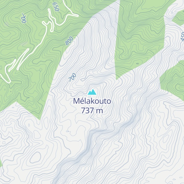 Map of Mélakouto