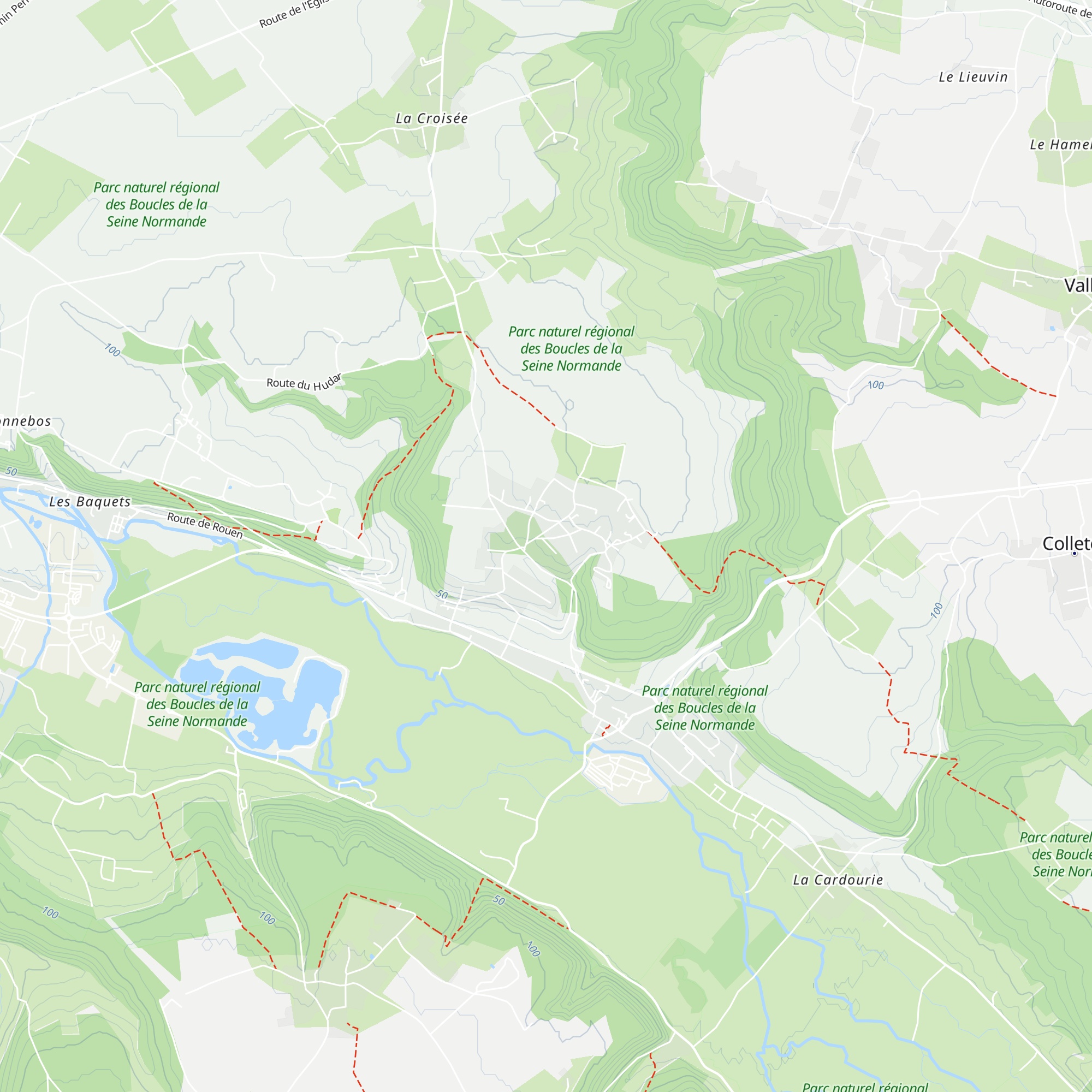 Gîte les Bruyères - Saint Laurent map