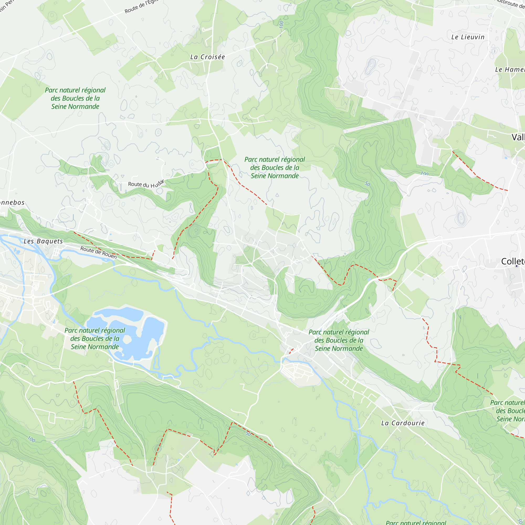 Gîte les Bruyères - Saint Laurent map