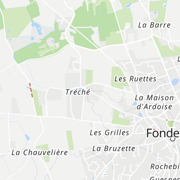 Map of Gîte des Mésanges Tourangelles