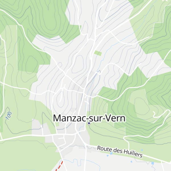 Map of Gîte Saint-Roch