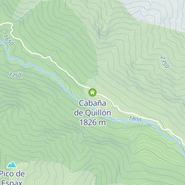 Map of Cabaña de Quillón