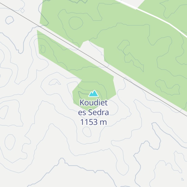 Map of Koudiet es Sedra