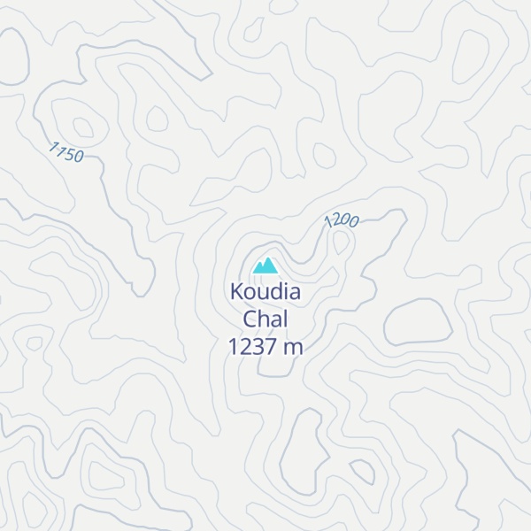 Map of Koudia Chal