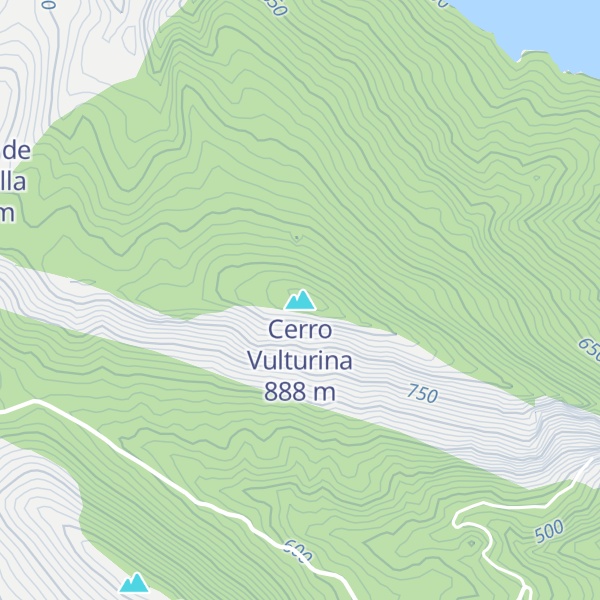 Map of Cerro Vulturina
