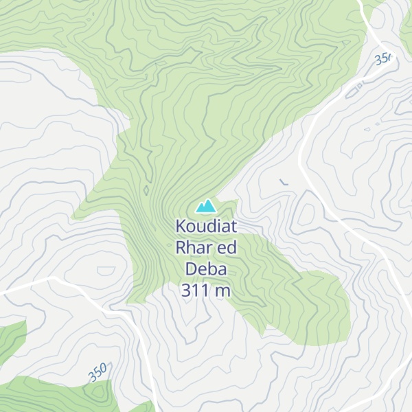 Map of Koudiat Rhar ed Deba