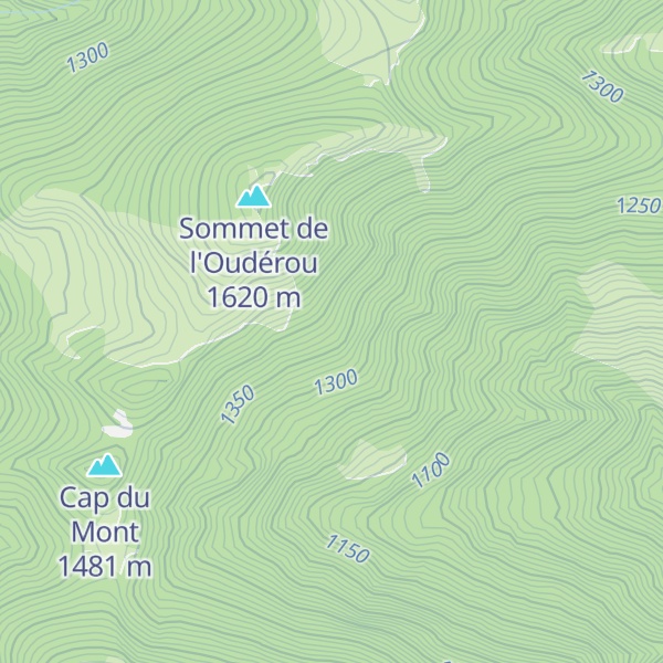 Map of Cabane Oudérou
