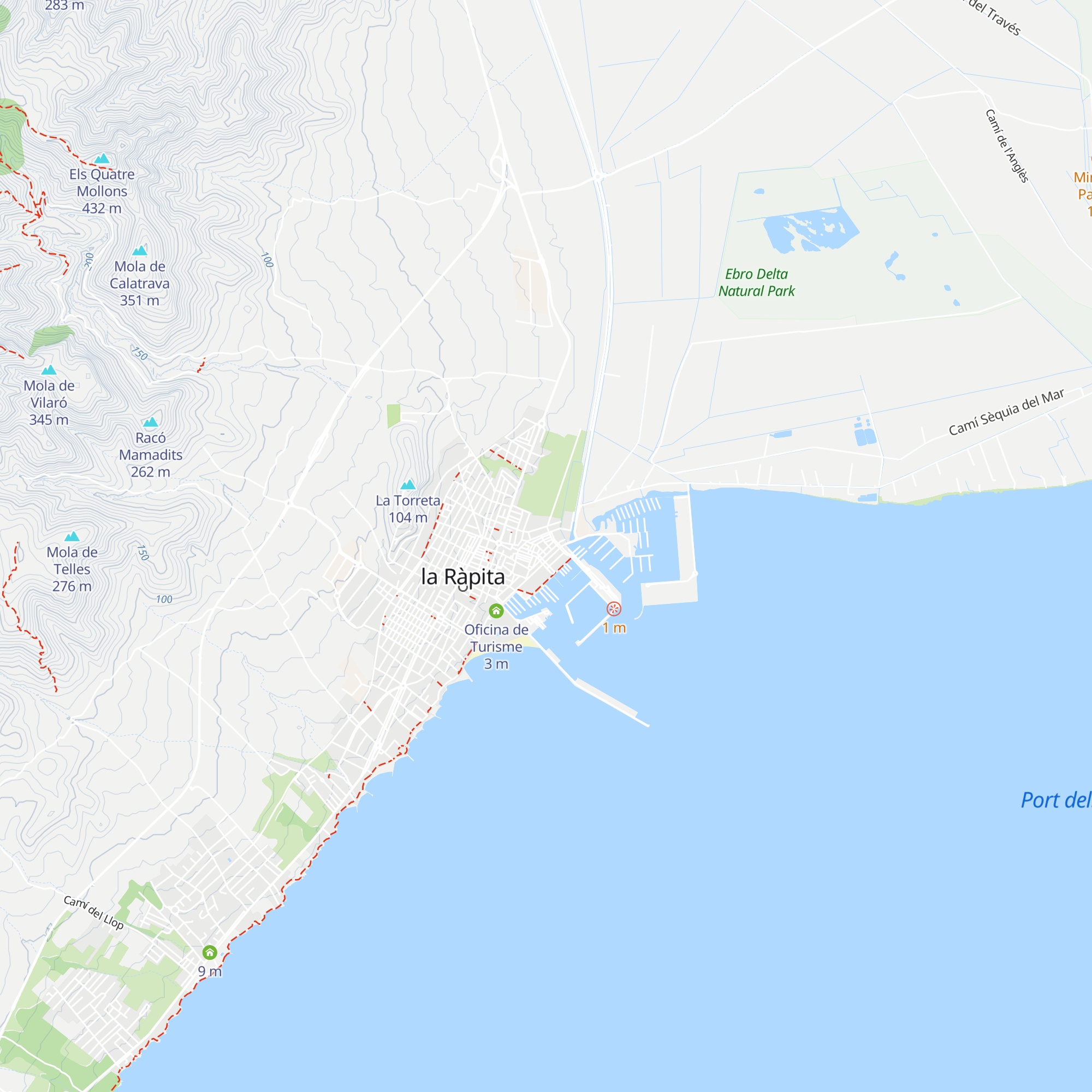 Refugi climàtic Casa del Mar map