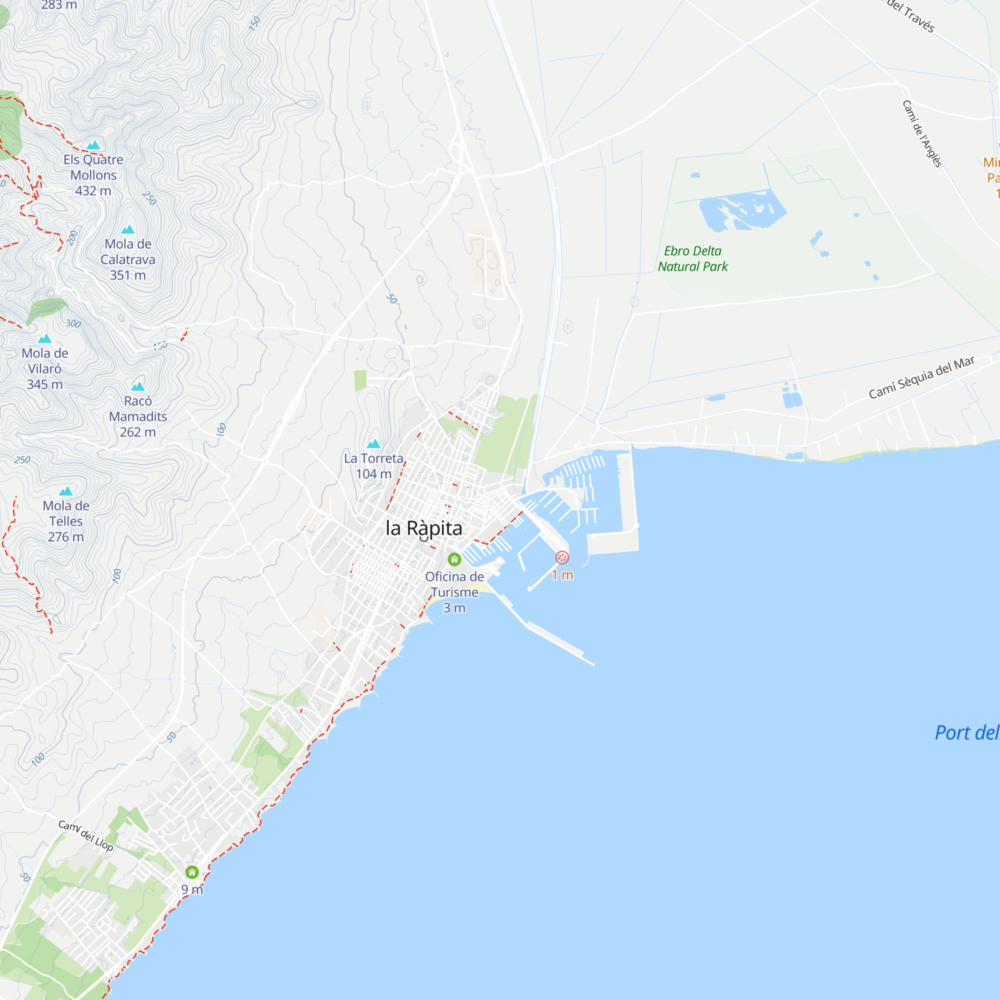 Refugi climàtic Casa del Mar map