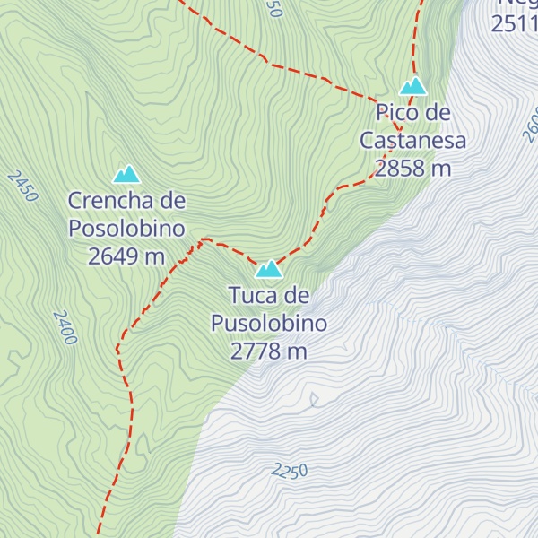 Map of Tuca de Pusolobino