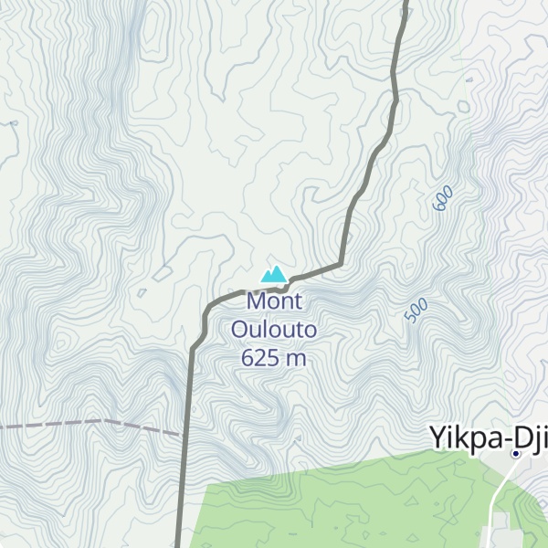 Map of Mont Oulouto