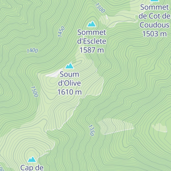 Map of Cabane Hourmigue - barousse
