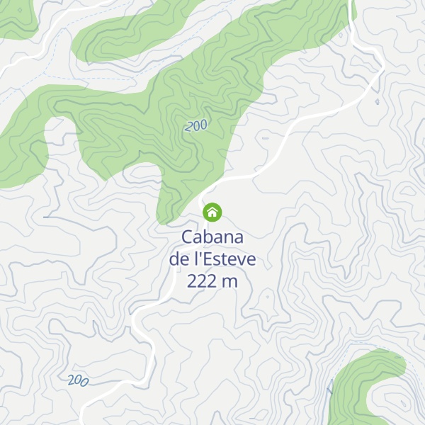 Map of Cabana de l'Esteve