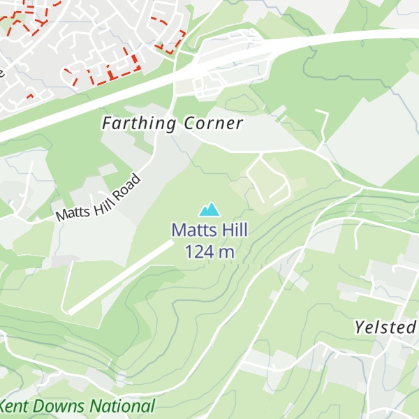 Map of Matts Hill