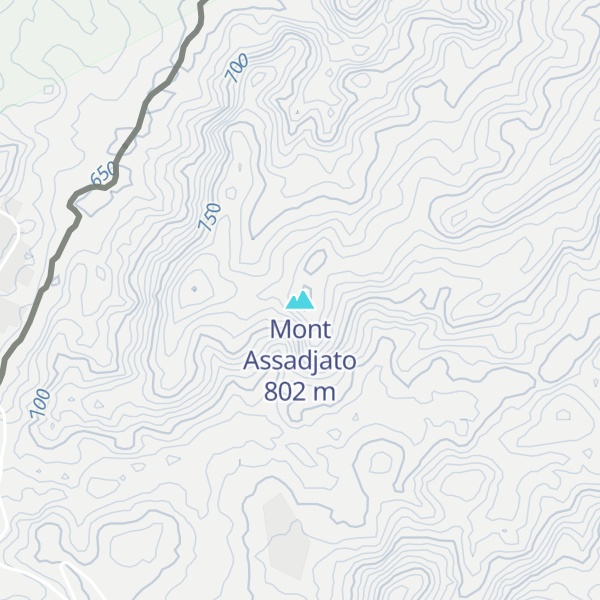 Map of Mont Assadjato