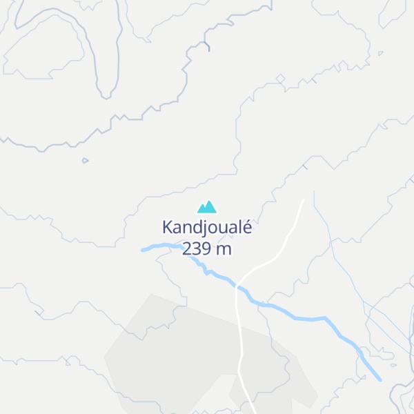 Map of Kandjoualé