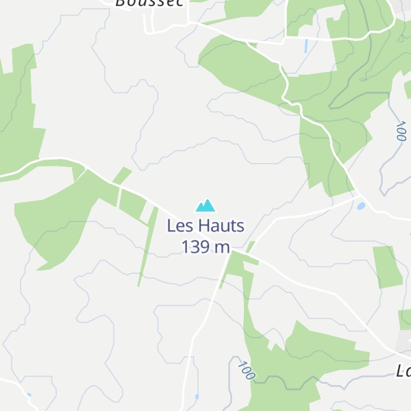 Map of Les Hauts