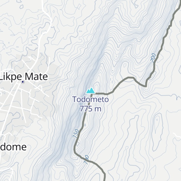 Map of Todometo