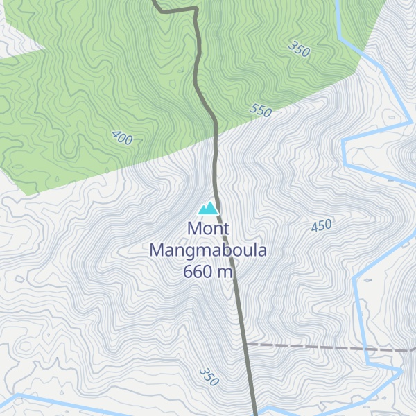 Map of Mont Mangmaboula