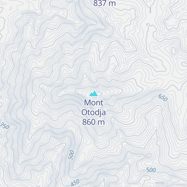Map of Mont Otodja
