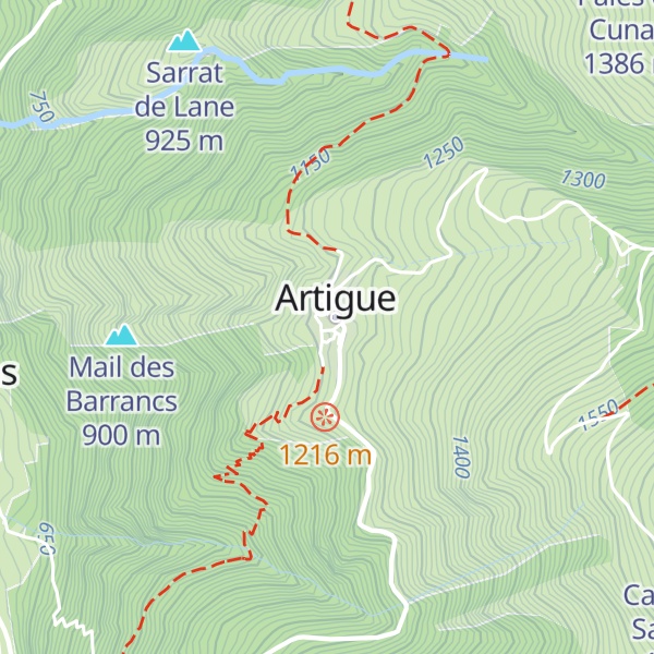 Map of Gîte d'étape GR10