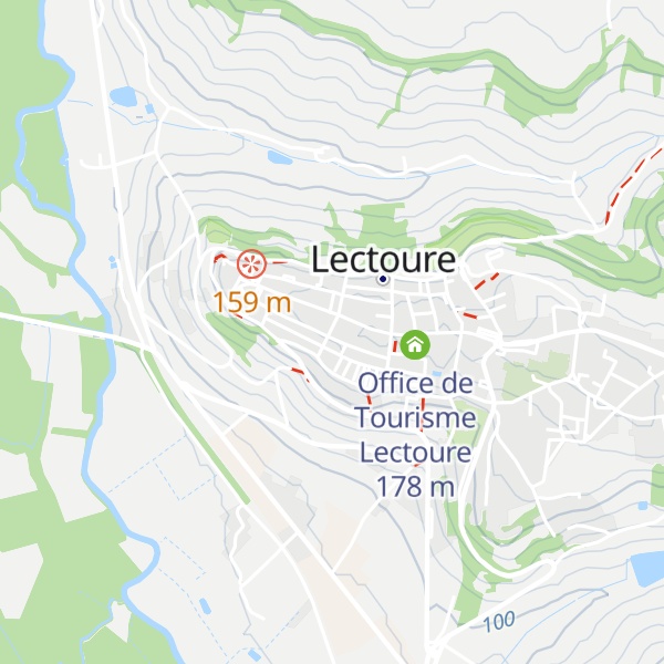 Map of Gîte Le Boudoir