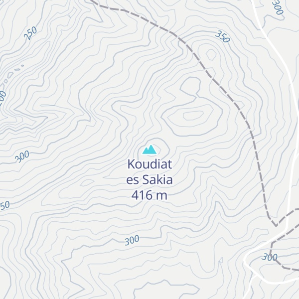 Map of Koudiat es Sakia