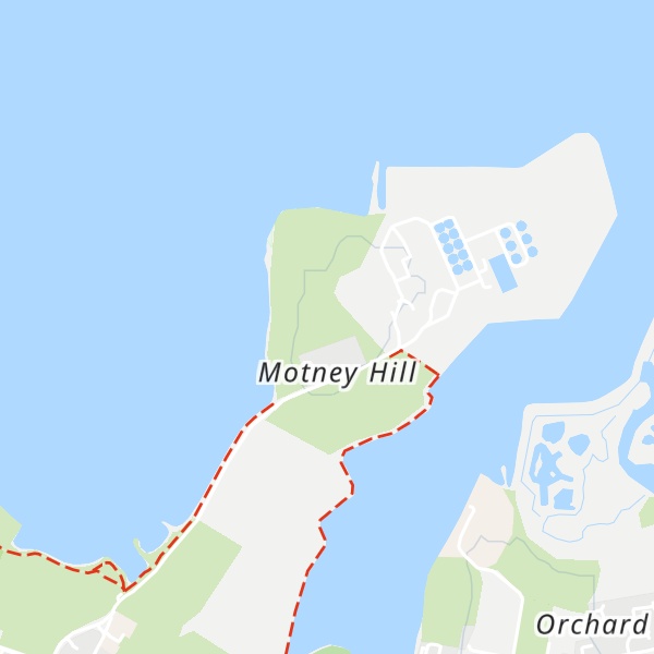 Map of Motney Hill