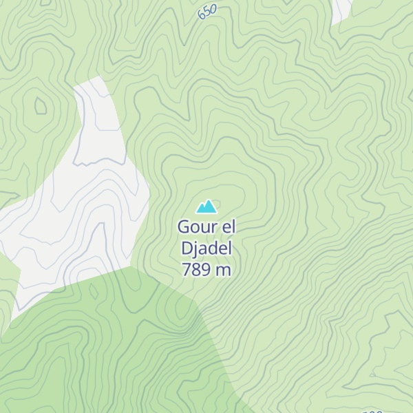 Map of Gour el Djadel