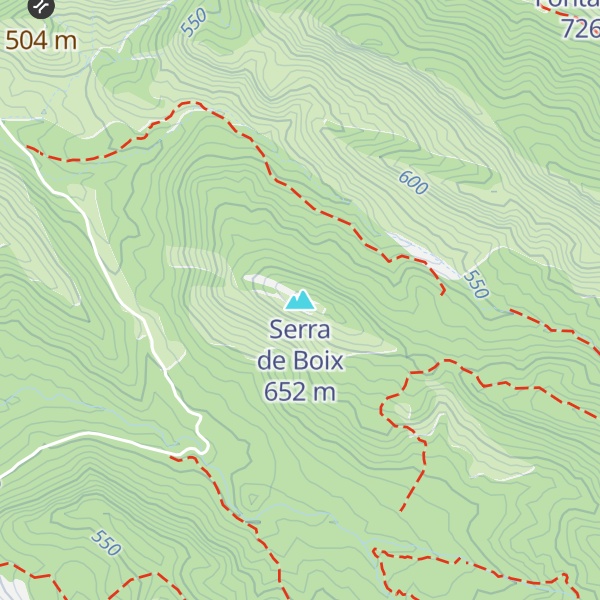 Map of Serra de Boix