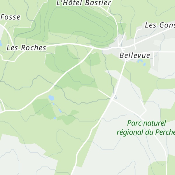 Map of La cabane du Perche