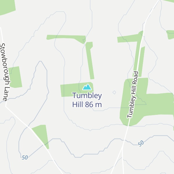 Map of Tumbley Hill