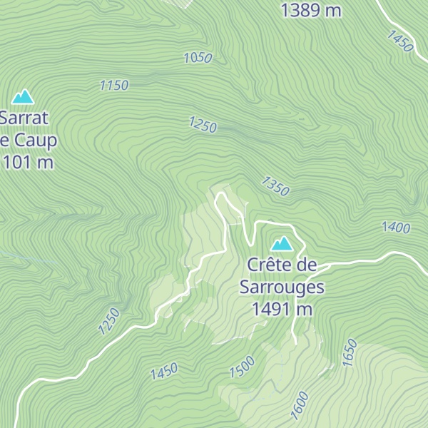 Map of Cabane du Herran Hosce - luchonais