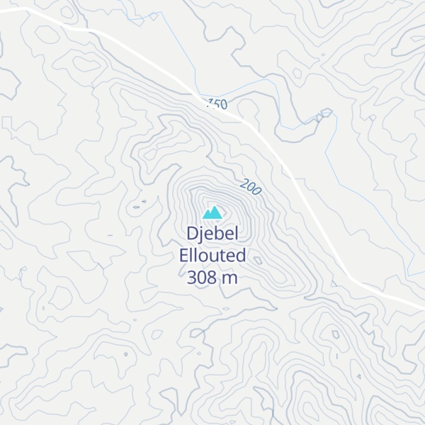 Map of Djebel Ellouted