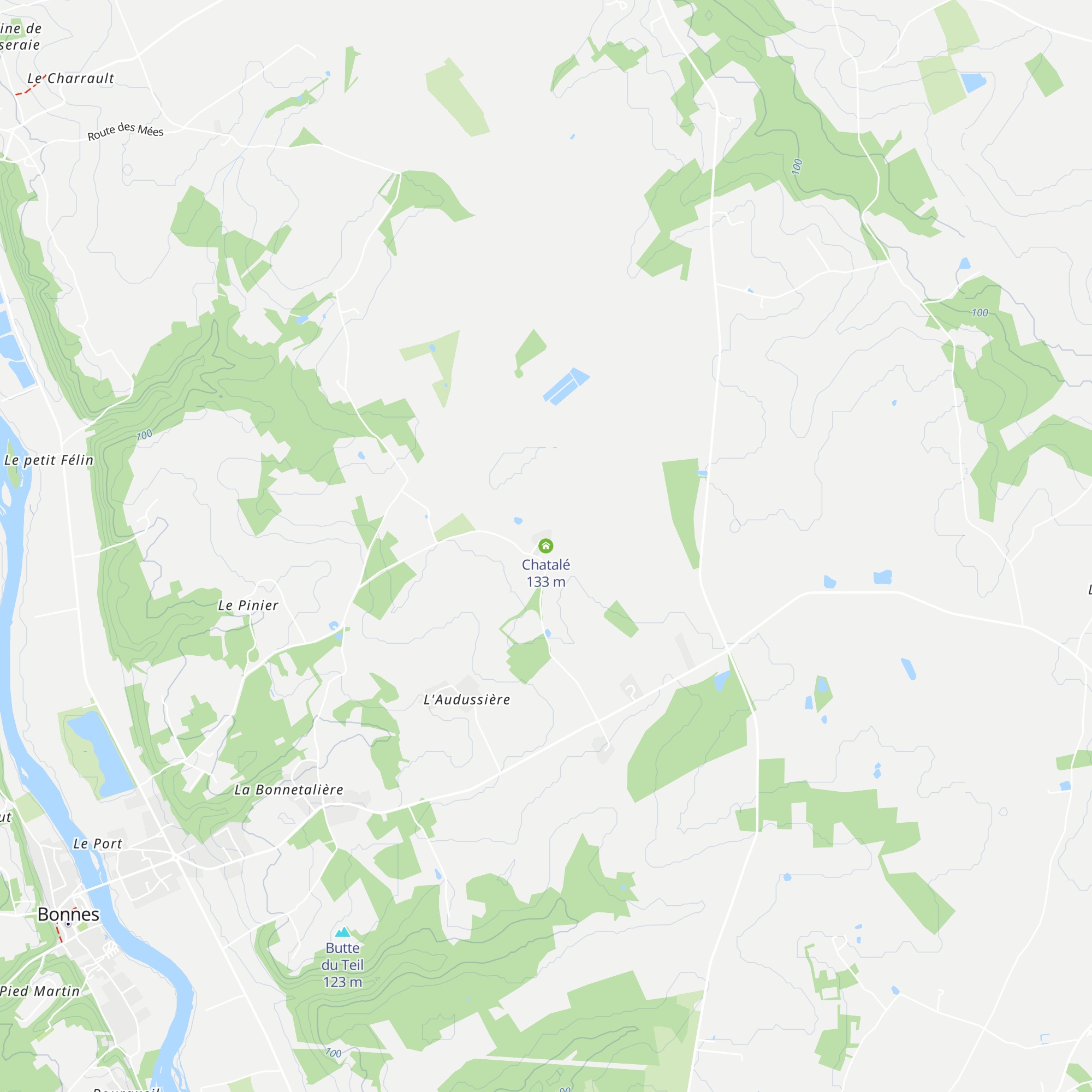 Chatalé map