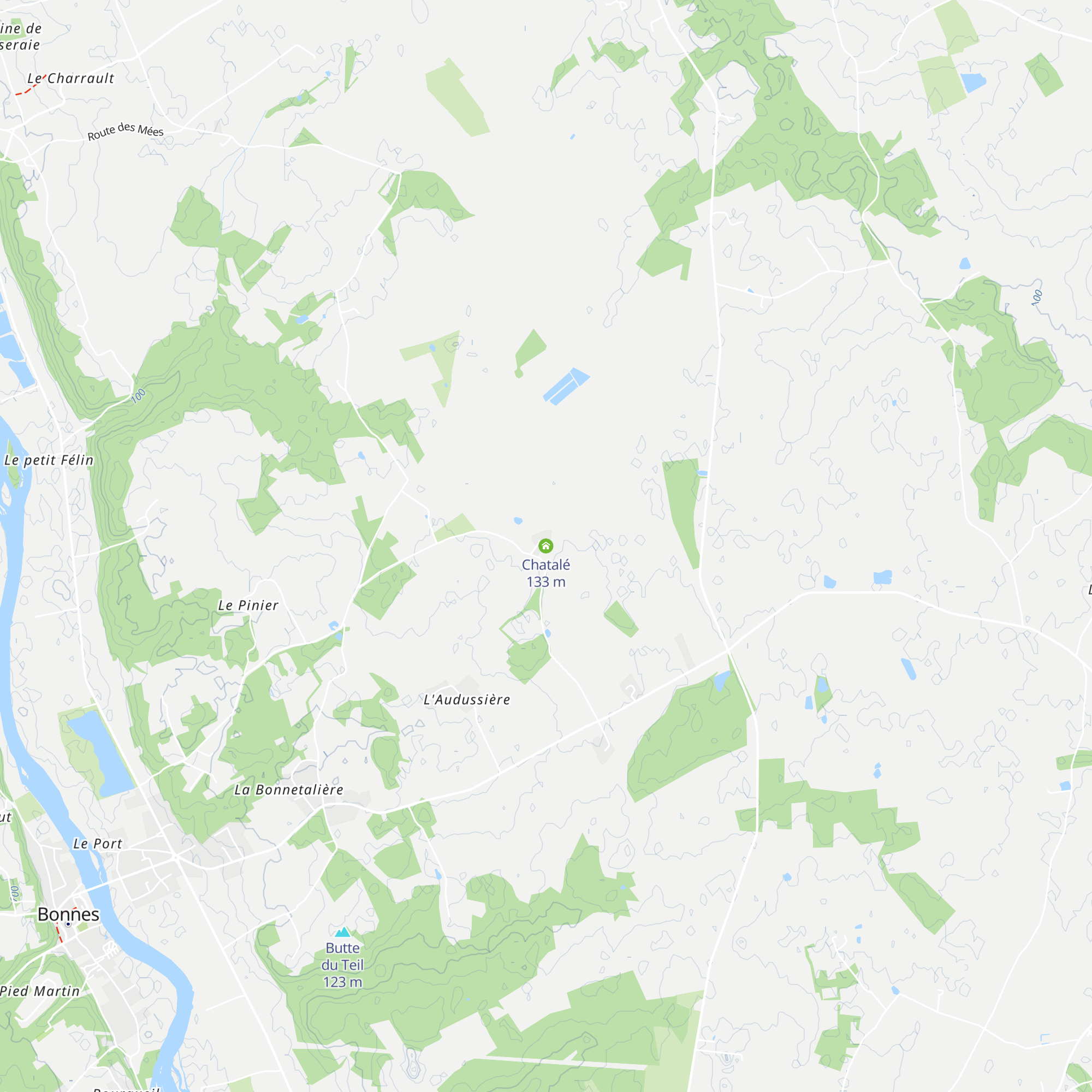 Chatalé map