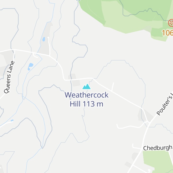 Map of Weathercock Hill