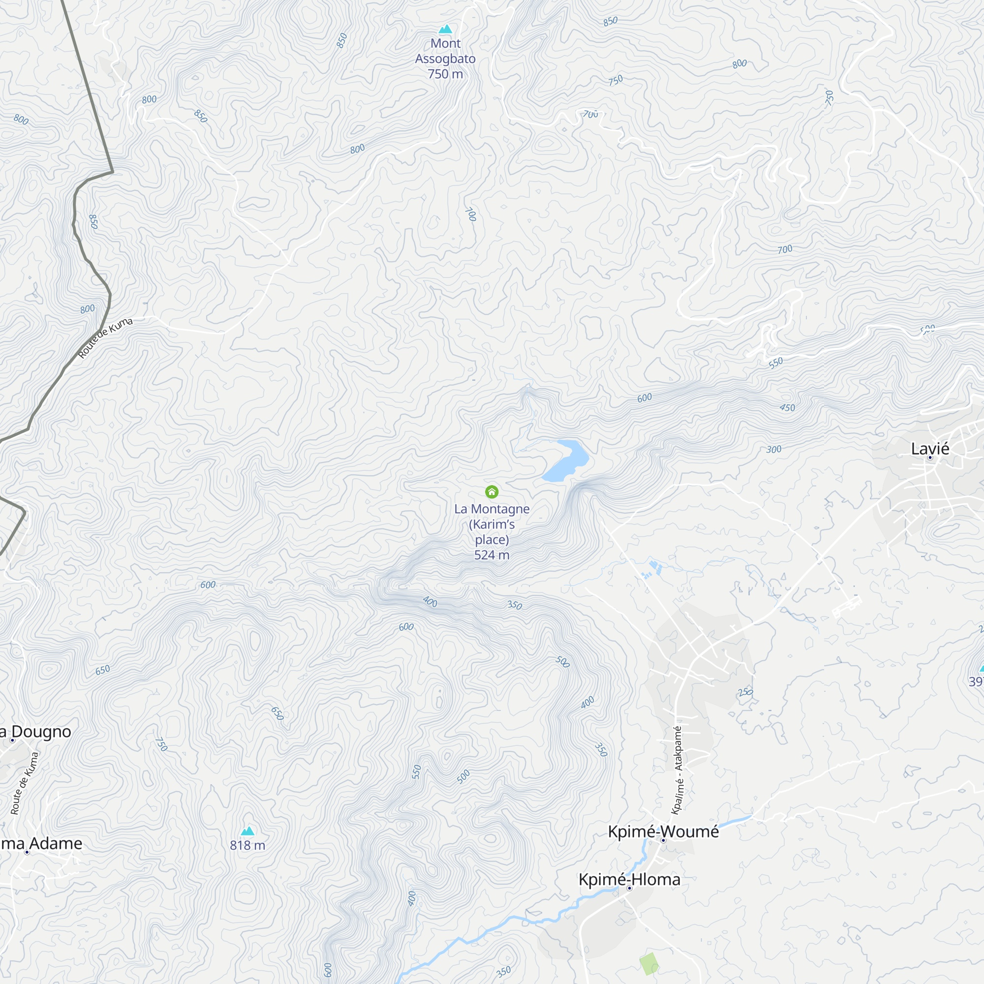 La Montagne (Karim’s place) map