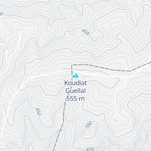Map of Koudiat Guellal